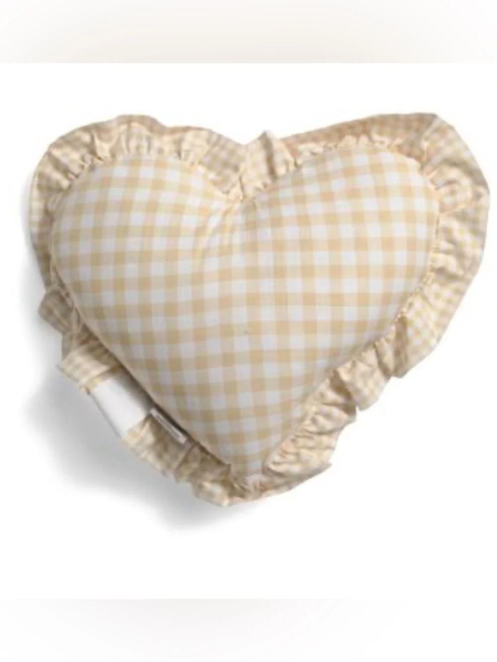 🆕-BY VALARIE & AMELIA 16 X 16 CHIC MAGNET GINGHAM RUFFLE PILLOW
